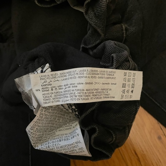 Zara Washed Black Jeans Size 0 - Picture 5 of 8